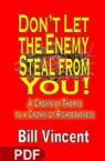 Don't Let The Enemy Steal From You (E-Book PDF Download) By Bill Vincent