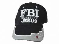 Cap-Fbi-Firm Believer In Jesus-Black