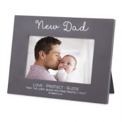 Frame-MDF-Blessed-New Dad: Numbers 6:24