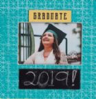 Photo Frame-Graduate w/Chalkspace (9 x 9)