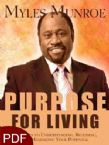 Purpose For Living (E-Book-PDF Download) By Myles Munroe