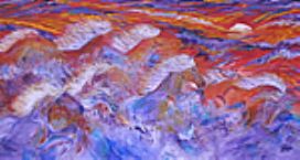 Run With the Horses (artwork 8X10) by Janice VanCronkhite