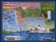 Australia Visitation (Art Work) by Mike DeLorenzo